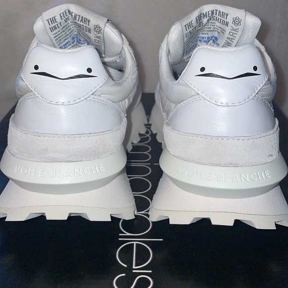 NWT VOILE BLANCHE Qwark Hype Suede Lace-Up Retro Sneakers - Picture 10 of 15